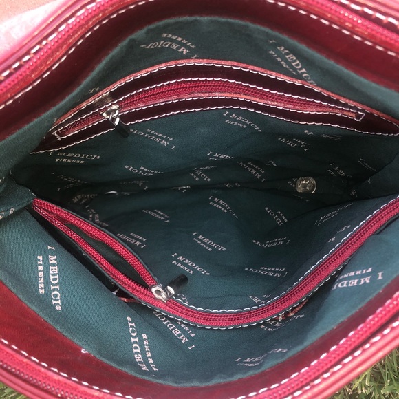 Medici Firenze Red Purse / Shoulder Bag - Picture 4 of 6